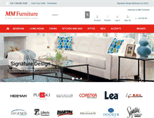 Tablet Screenshot of mmfurniture.com